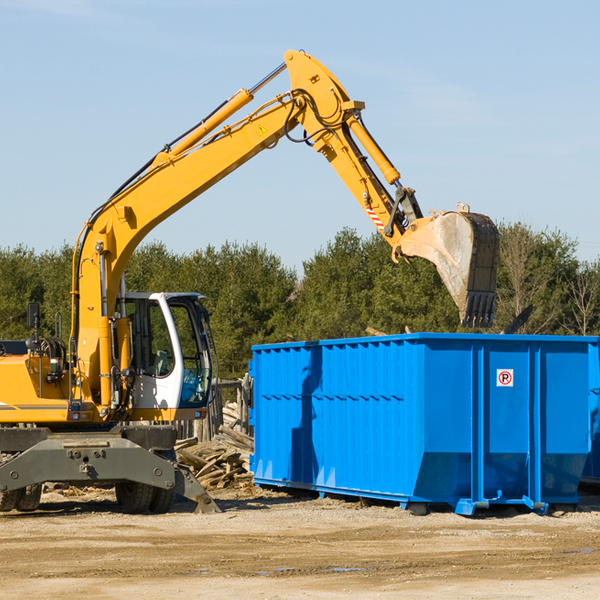 how does a residential dumpster rental service work in Charles City